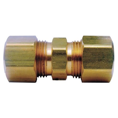 Homeplus+ ATC 1/4 in. Compression X 1/4 in. D Compression Yellow Brass Union 6JC120110701047